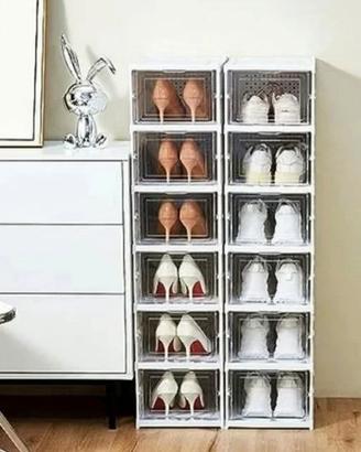 Organizzatore scarpe a 6 cubi 