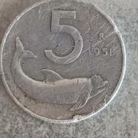Moneta 5 lire 1951