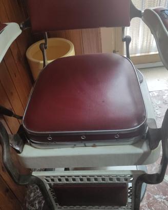 Sedia barbiere Vintage 65