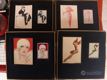4 Accendini Zippo Petty /PinUp Vintage nuovi