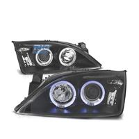 FARI FORD MONDEO MK3 00-07 ANGEL EYES FONDO NERO