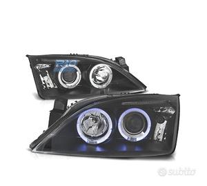 FARI FORD MONDEO MK3 00-07 ANGEL EYES FONDO NERO
