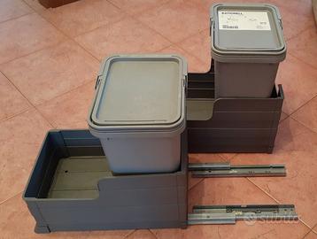 Cestini spazzatura e portaoggetti scorrevoli