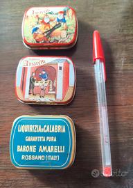 Scatoline latta collezione liquirizia Amarelli