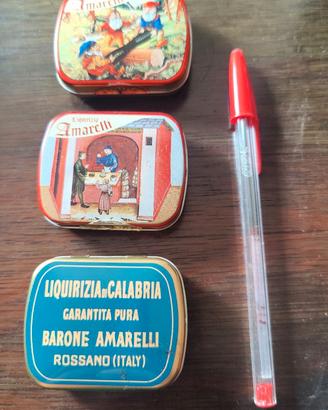 Scatoline latta collezione liquirizia Amarelli