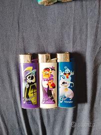 3 Accendini Grandi Smoking serie Monster