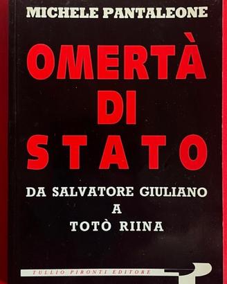Omertà di Stato. Michele Pantaleone. 1993