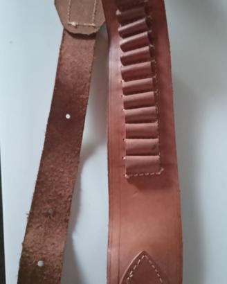 Cartuccera in cuoio