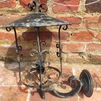 lampada ferro battuto 