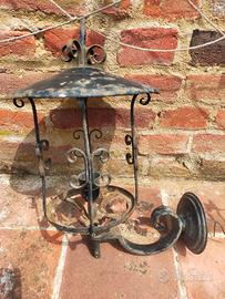 lampada ferro battuto 