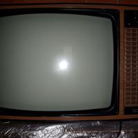 TV vintage Grundig super Electronic Bianco e nero.