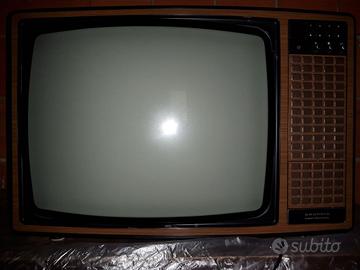 TV vintage Grundig super Electronic Bianco e nero.