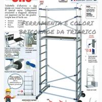 TRABATTELLO IN ALLUMINIO  h3,60 m 5 anni di garanz