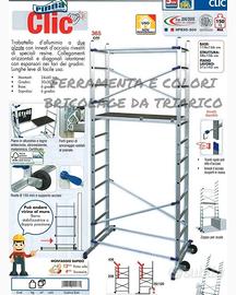 TRABATTELLO IN ALLUMINIO  h3,60 m 5 anni di garanz