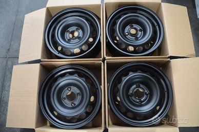 4 cerchi ferro corsa 208 c3 r15 ft5060