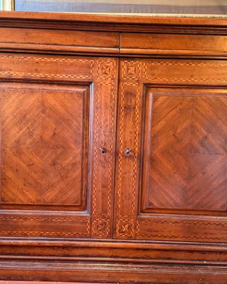 Credenza Antica Italiana Intarsiata – Fine ‘800 –
