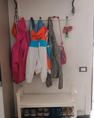 Panca porta scarpe e appendiabiti Ikea