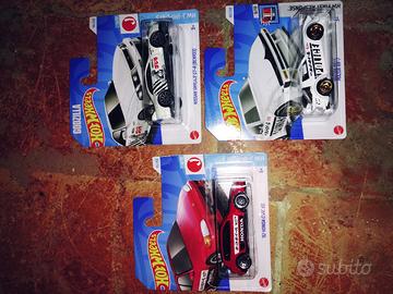 lotto 3 auto giapponesi Hot Wheels
