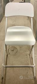 Sgabello bianco Ikea 