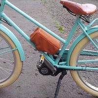 Bici elettrica donna artigianale stile vintage