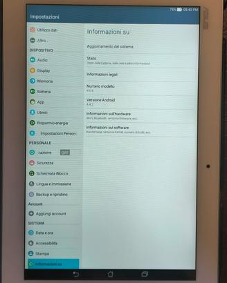 Tablet Asus K01E