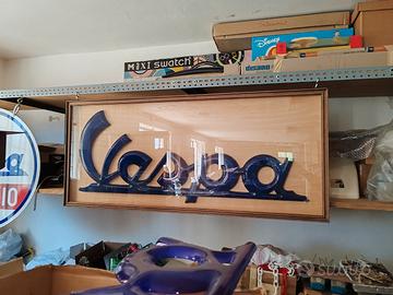 Insegna VESPA - Scritta Originale Piaggio Plexigas
