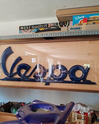 Insegna VESPA - Scritta Originale Piaggio Plexigas