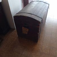 Baule antico  legno abete