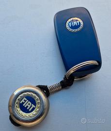 Guscio chiave FIAT originale + portachiavi