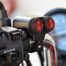 DOPPIO INTERRUTTORE MANUBRIO MOTO MONOPATTINO LED