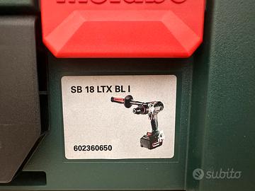 Avvitatore/ trapano a percussione metabo
