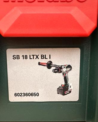 Avvitatore/ trapano a percussione metabo