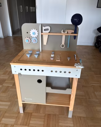 Banco da lavoro e gioco in legno Toywoo