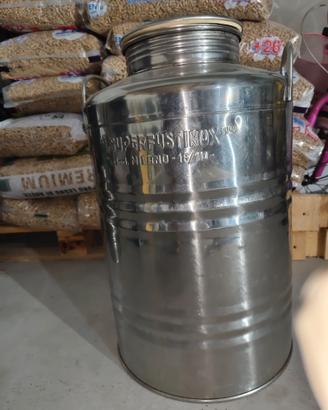 Fusti acciaio inox per olio