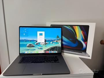 MacBook Pro 2019 16” i7 512GB SSD Garanzia 12 Mesi