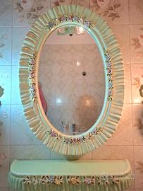 Set Bagno Vintage Anni '70 in Ceramica (6 pezzi)
