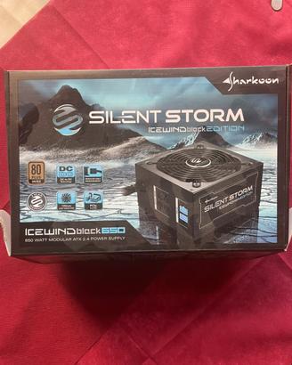 Alimentatore 650W Sharkoon icewind semi-modulare