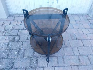 carrello bar di l.massoni per guzzini anni 70