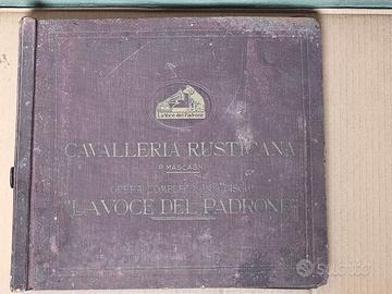 Cofanetto 78 giri Cavalleria Rusticana