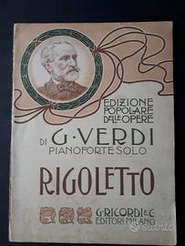 "Rigoletto" - Spartito vintage ed. Ricordi.
