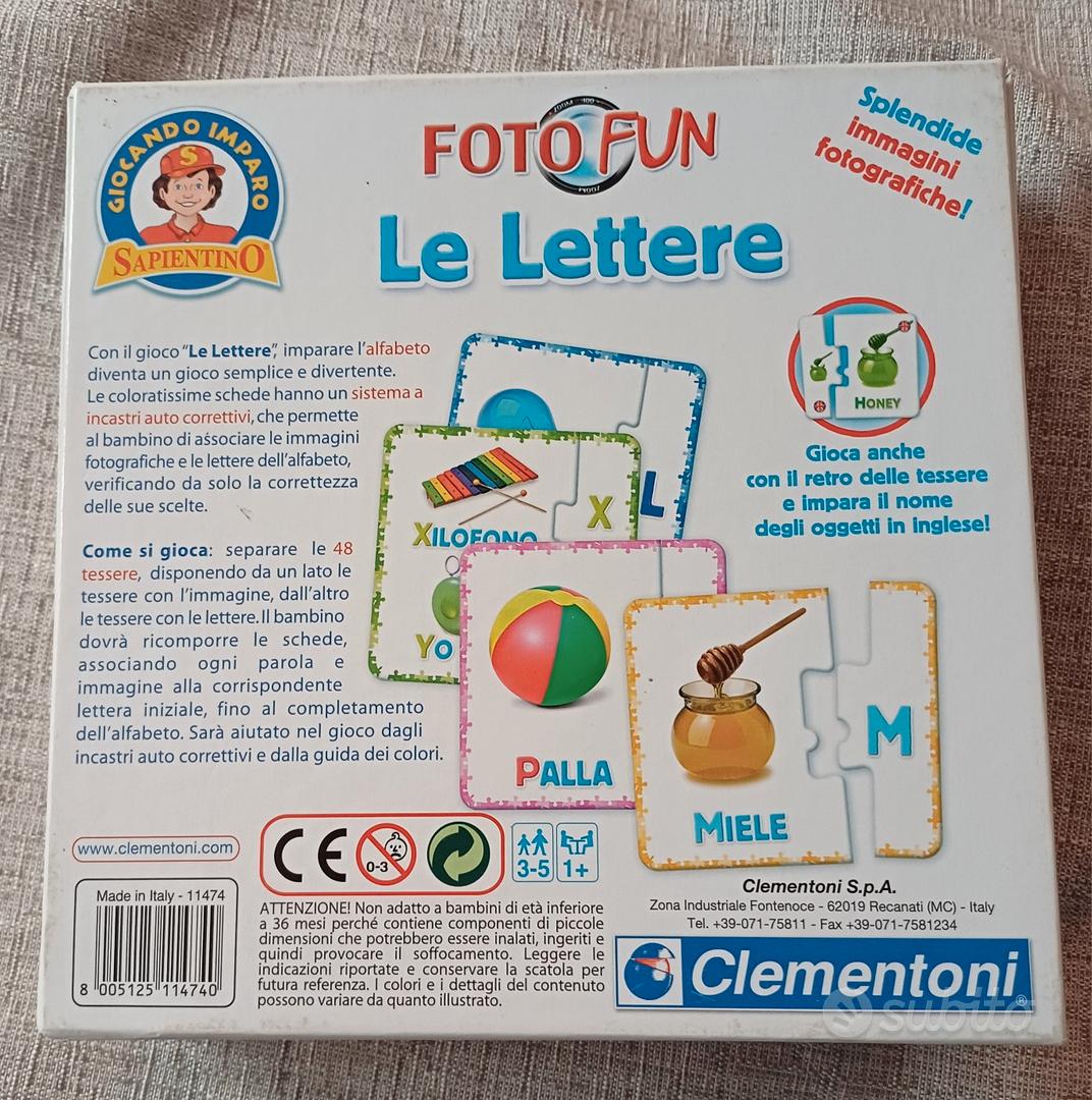 Gioco Clementon italiano-inglese lettere 3-5 anni - Tutto per i bambini In  vendita a Milano