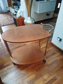 Carrello cucina con ruote 2 piani