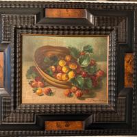 Dipinto a olio firmato M. Rognoni – natura morta c