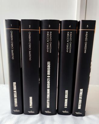 Lotto 5 libri saggistica criminale e cronaca nera