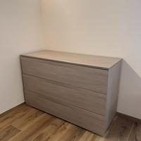 Cassettiera effetto legno
