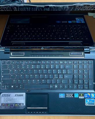 Notebook/portatile MSI FX600