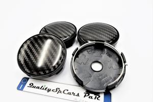 4 TAPPI Coprimozzo 60mm per Alfa Romeo in Carbonio