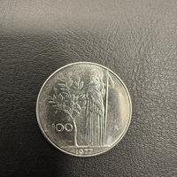 N.74 monete da 100 lire del 1977