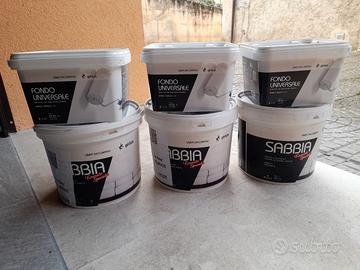 12 litri di decorativo e 6 litri di Fondo.