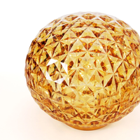 KARTELL Lampada MINI PLANET a Batteria Gialla